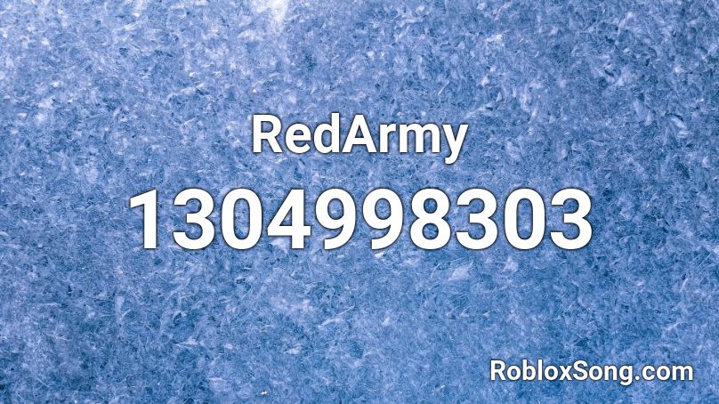 RedArmy Roblox ID