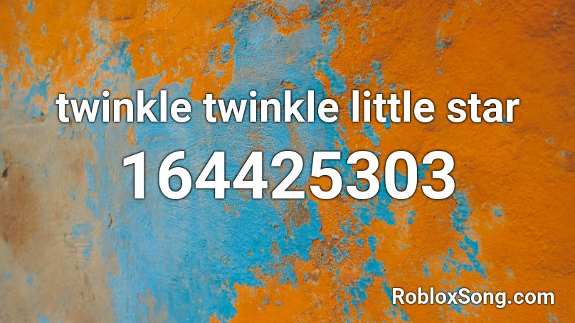 twinkle twinkle little star Roblox ID