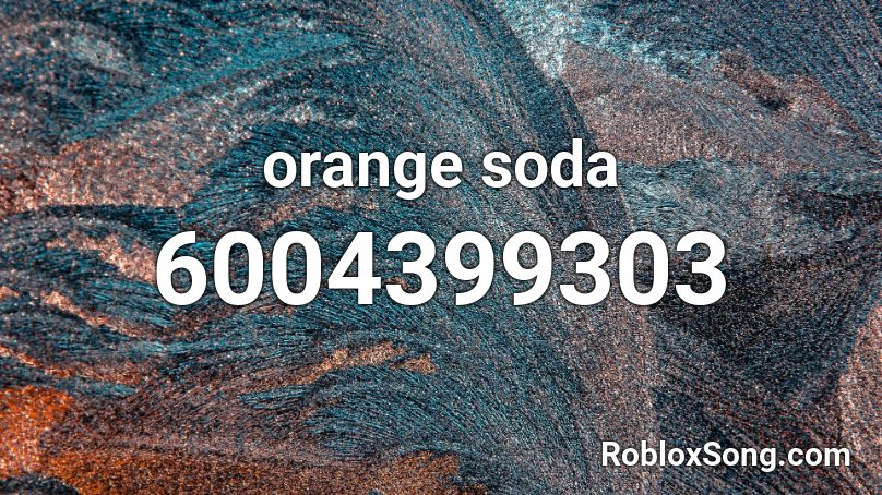 orange soda Roblox ID