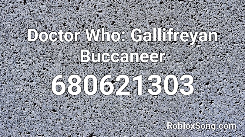 Doctor Who: Gallifreyan Buccaneer Roblox ID