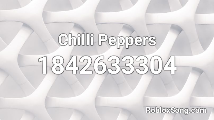 Chilli Peppers Roblox ID