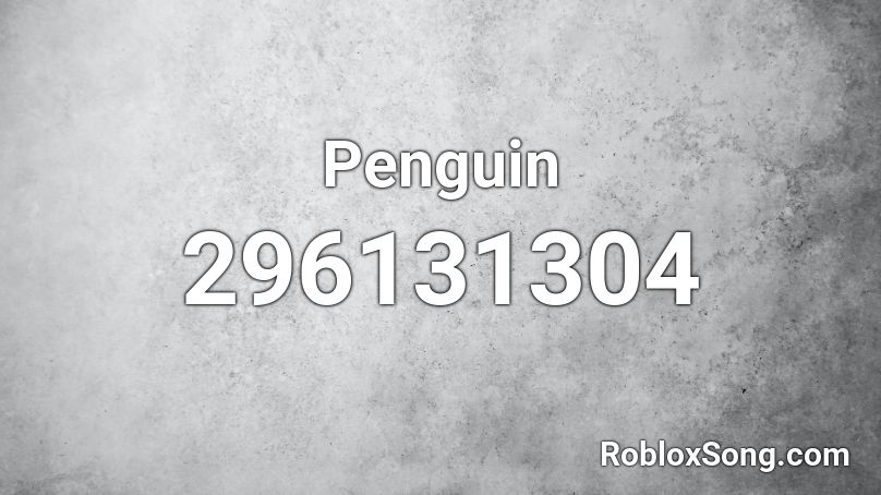 Penguin Roblox ID