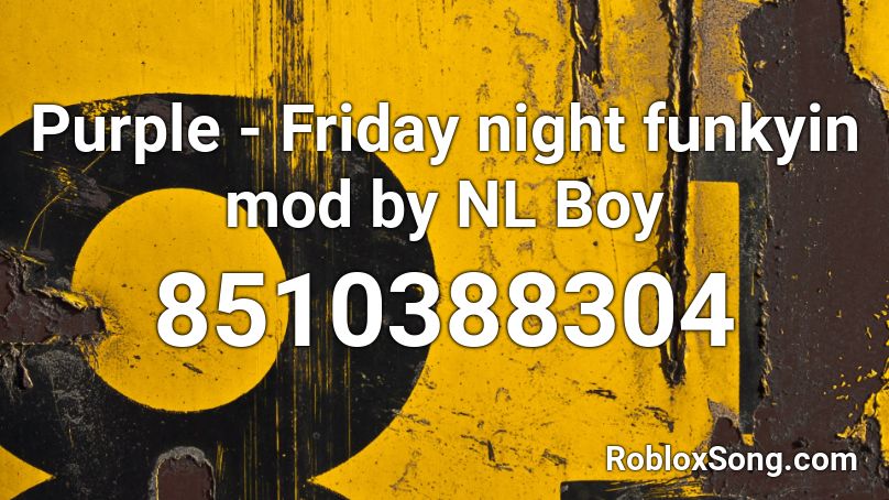 Purple - Friday night funkyin mod by NL Boy Roblox ID