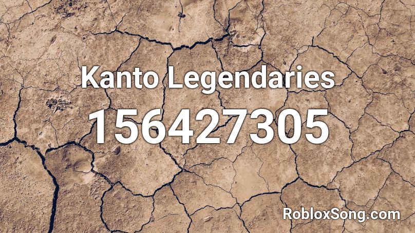 Kanto Legendaries Roblox ID