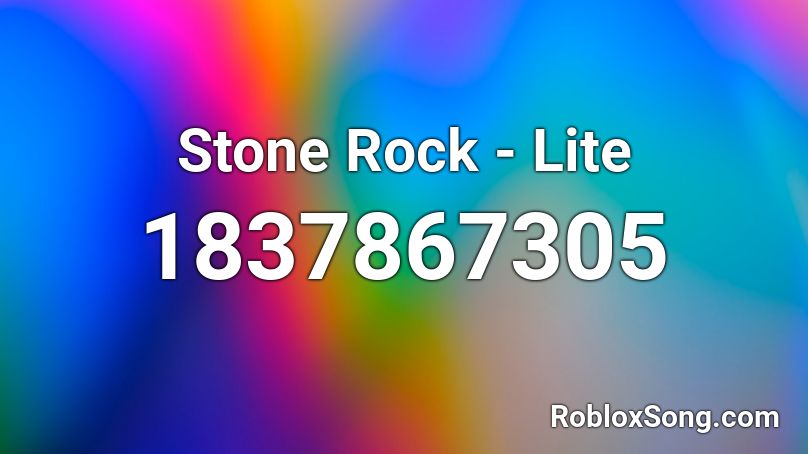 Stone Rock - Lite Roblox ID