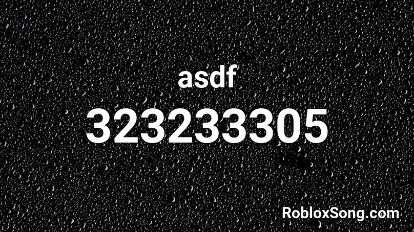 asdf Roblox ID