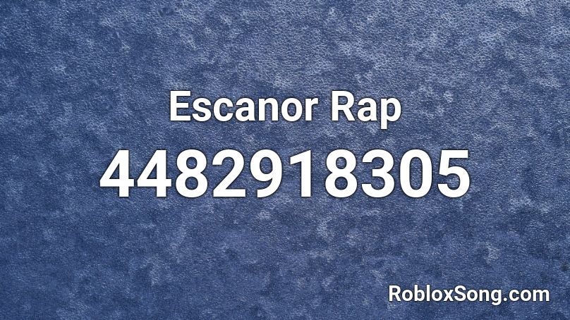 Escanor Rap Roblox ID