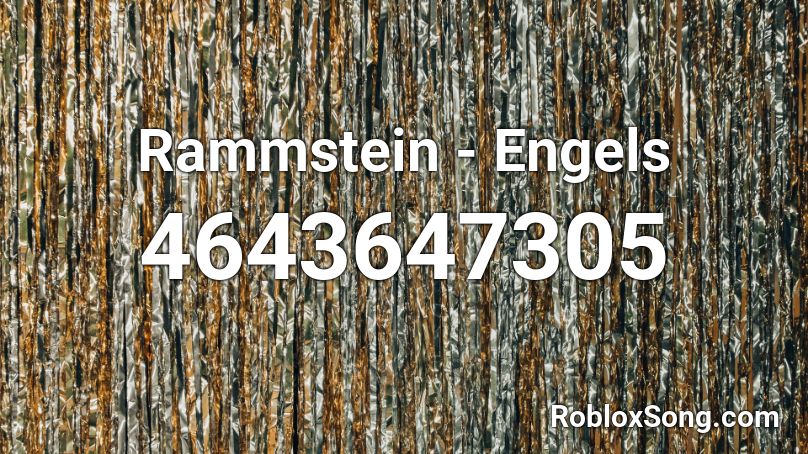 Rammstein - Engels Roblox ID