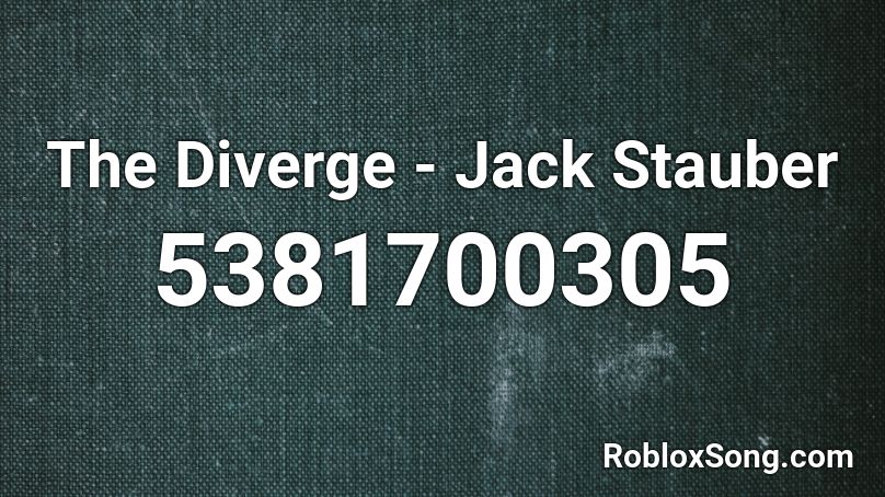The Diverge - Jack Stauber Roblox ID