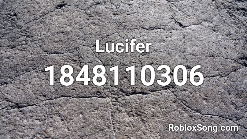 Lucifer Roblox ID
