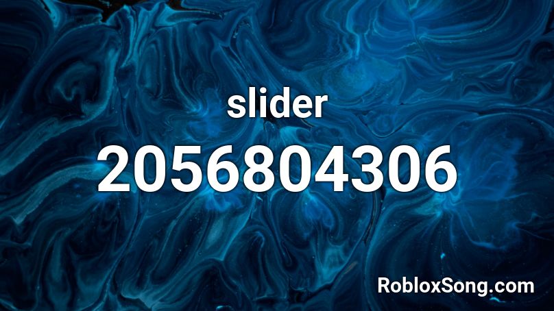 slider Roblox ID