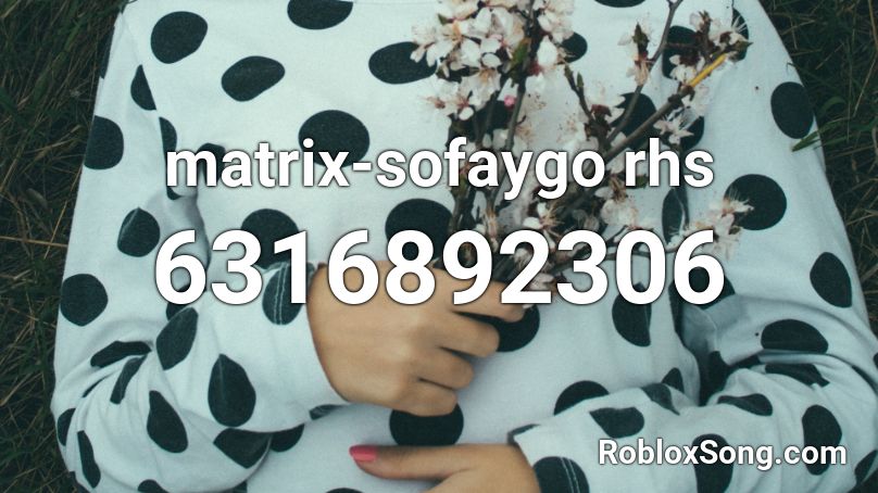 matrix-sofaygo Roblox ID