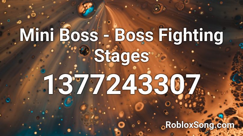 Mini Boss - Boss Fighting Stages Roblox ID