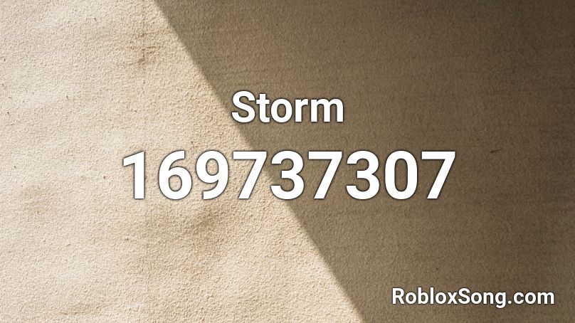 Storm Roblox ID