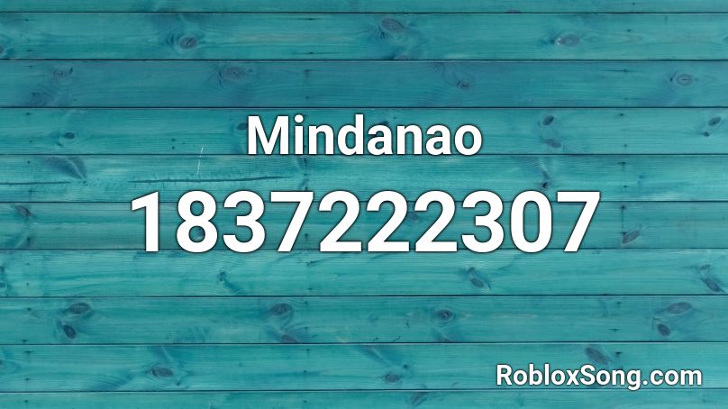Mindanao Roblox ID