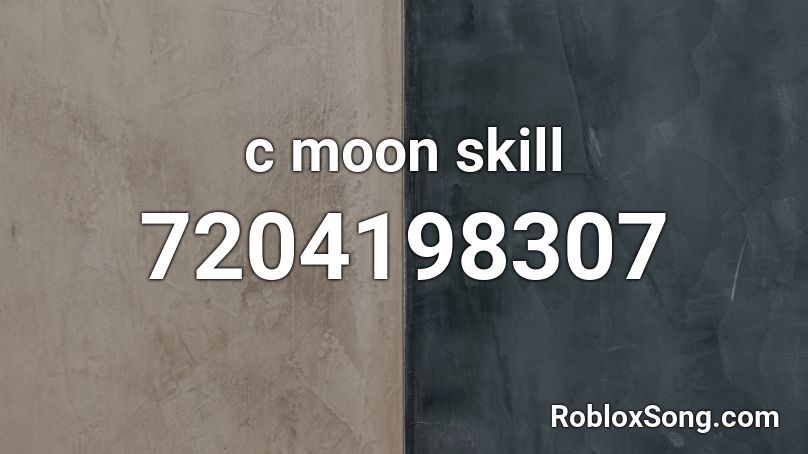 c moon skill Roblox ID