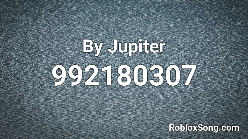 By Jupiter Roblox ID