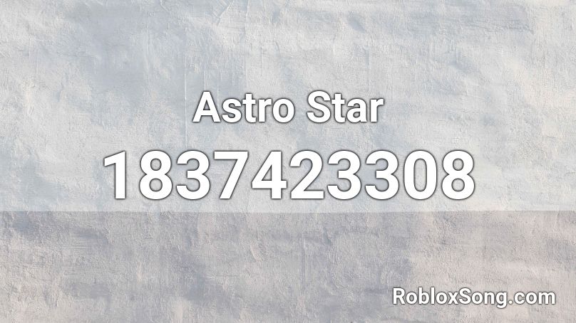Astro Star Roblox ID