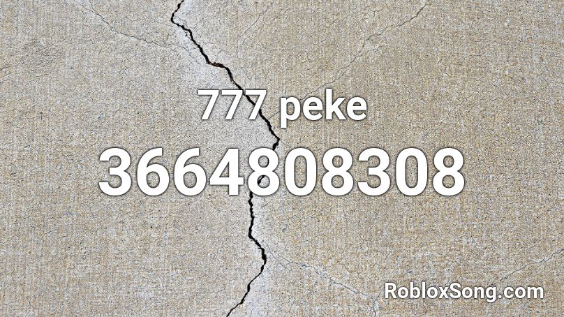 777 peke Roblox ID