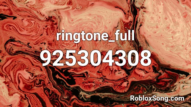 ringtone_full Roblox ID