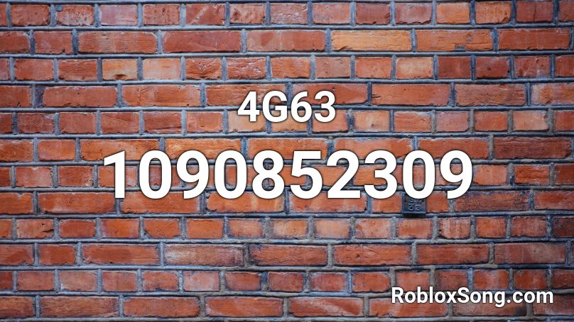 4G63 Roblox ID