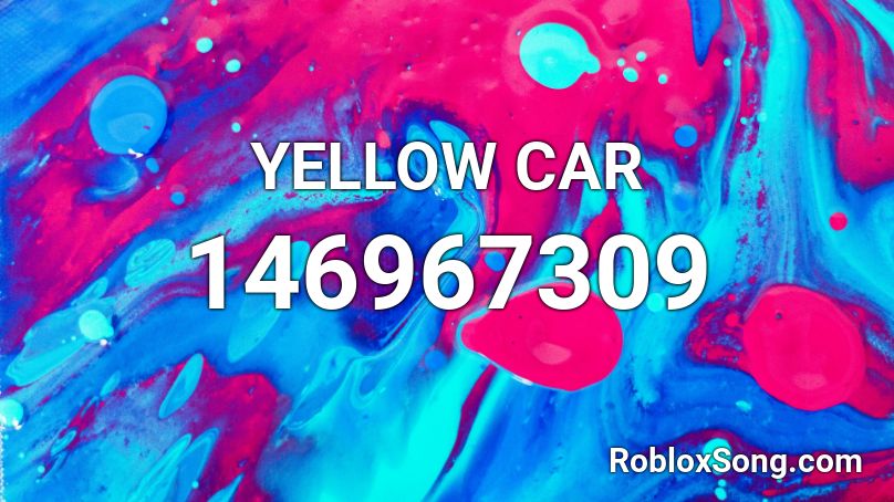 YELLOW CAR Roblox ID