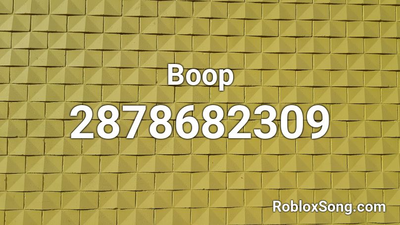 Boop Roblox ID
