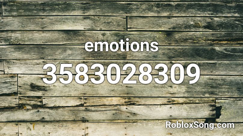 emotions Roblox ID