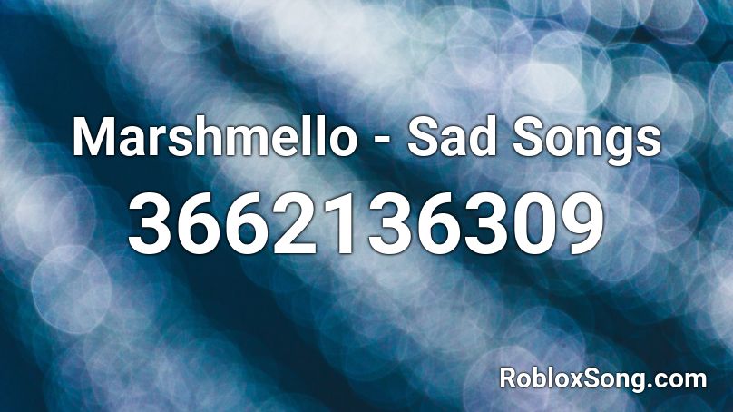 roblox music code for sad song