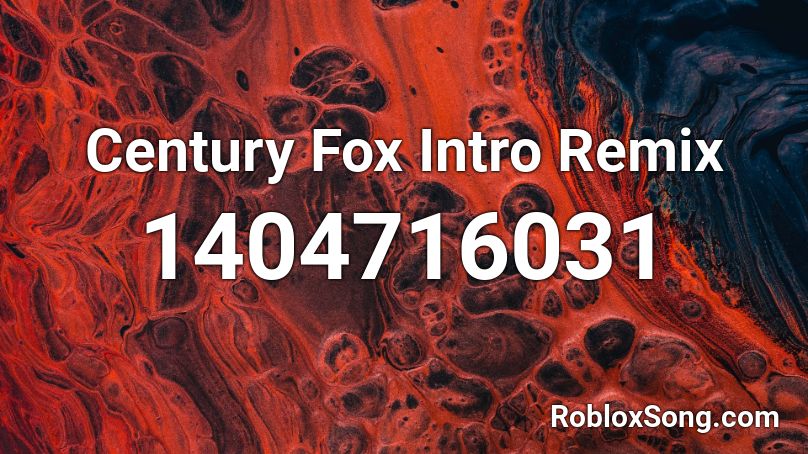  Century Fox Intro Remix Roblox ID