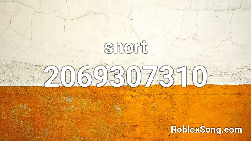 snort Roblox ID