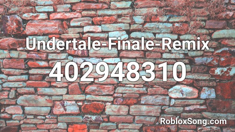 Undertale Finale Remix Roblox Id Roblox Music Codes - roblox sans remix id