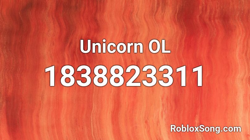 Unicorn OL Roblox ID