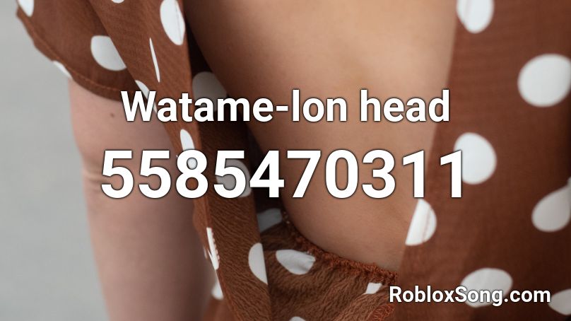 Watame-lon head Roblox ID