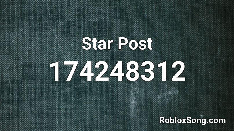 Star Post Roblox ID