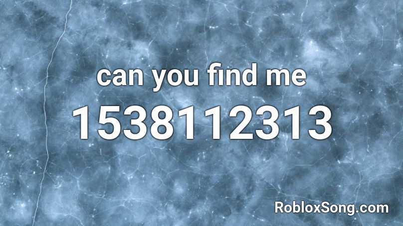 can you find me Roblox ID