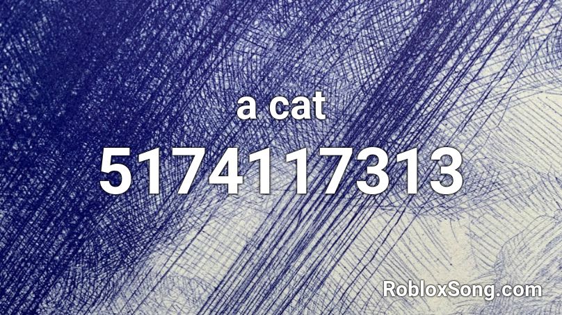 a cat Roblox ID