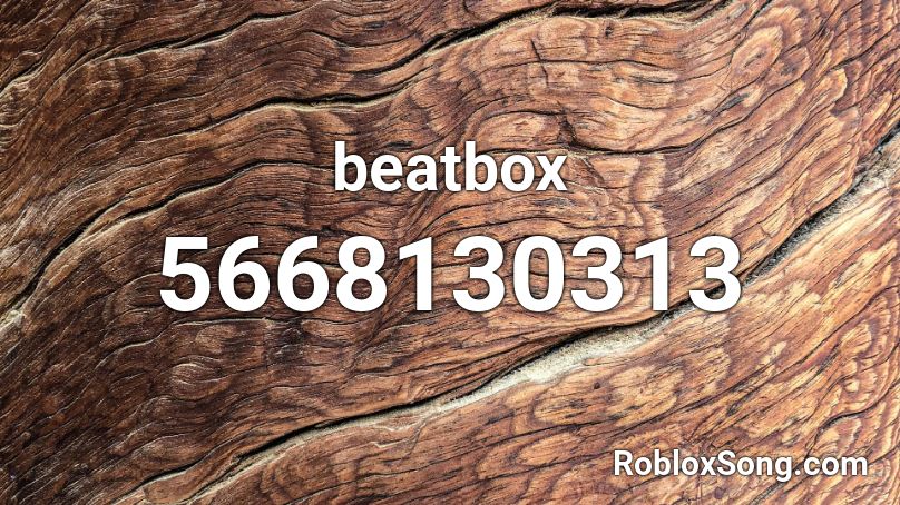 beatbox Roblox ID
