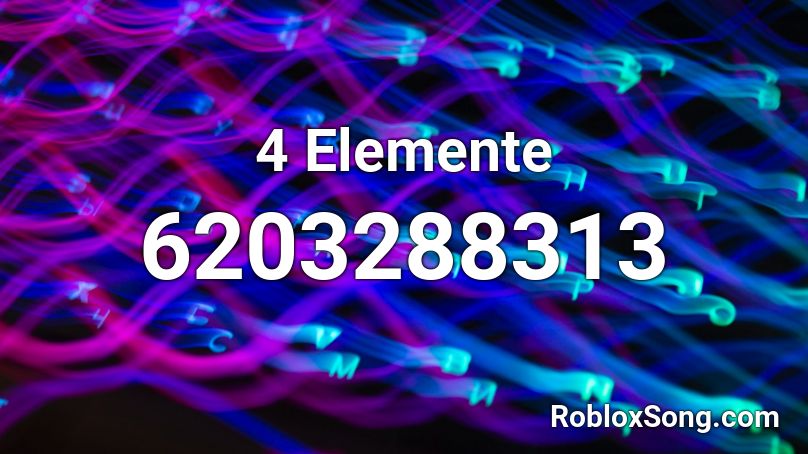 4 Elemente Roblox ID