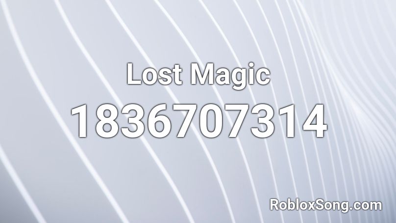 Lost Magic Roblox ID