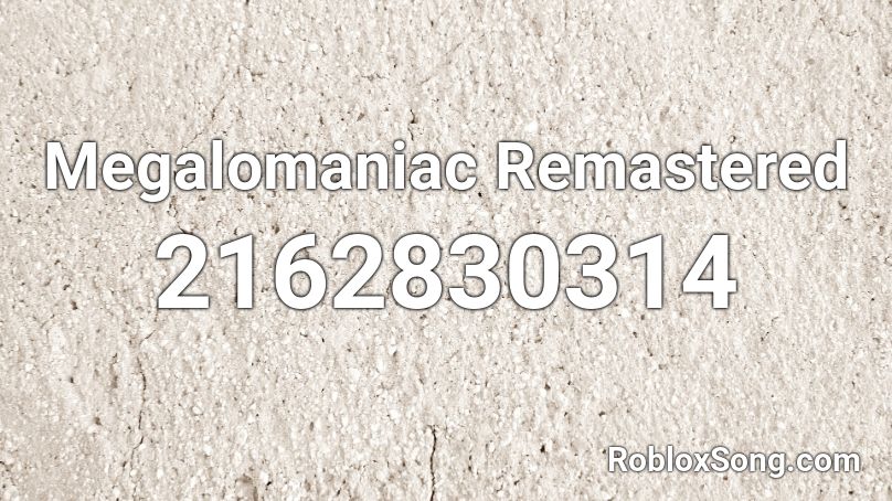 Remastered Roblox ID Roblox Music Codes 2162830314 