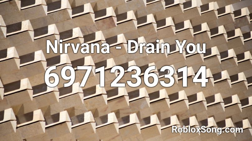 Nirvana - Drain You Roblox ID