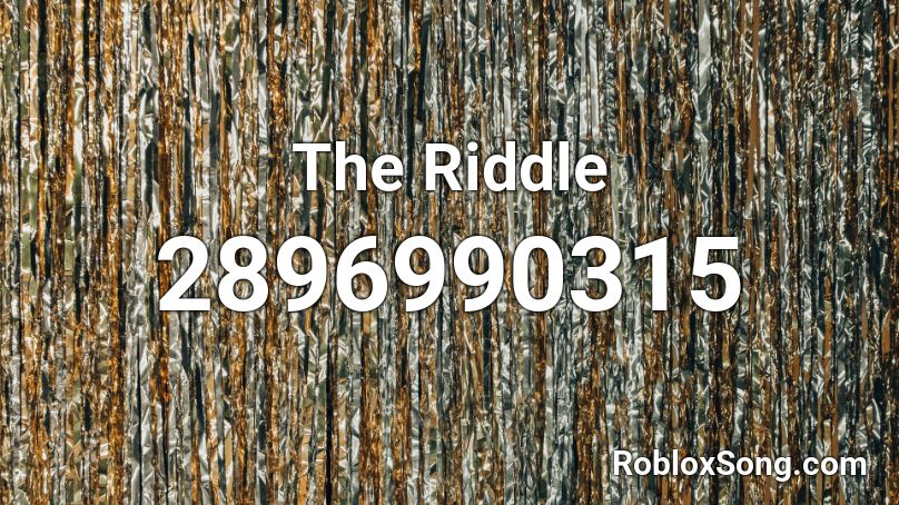 The Riddle Roblox ID