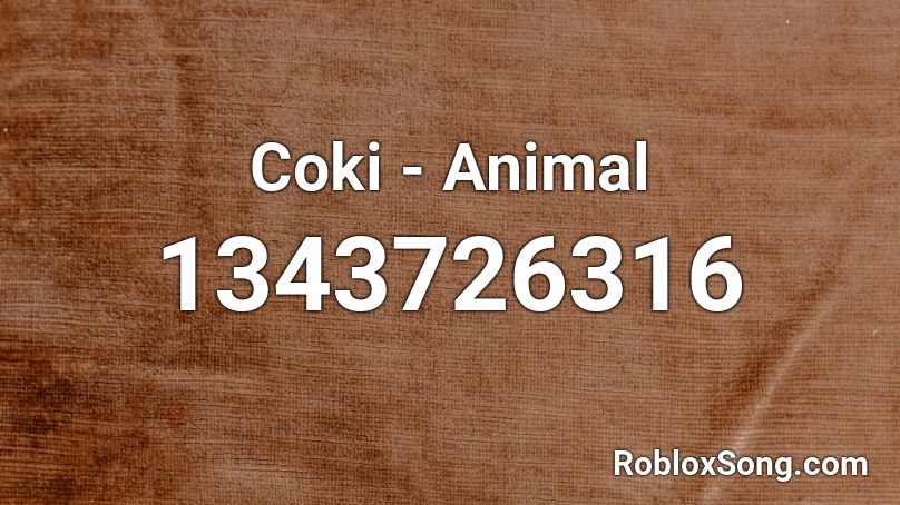 Animal Roblox ID