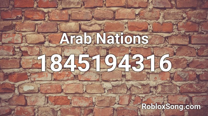 Arab Nations Roblox ID