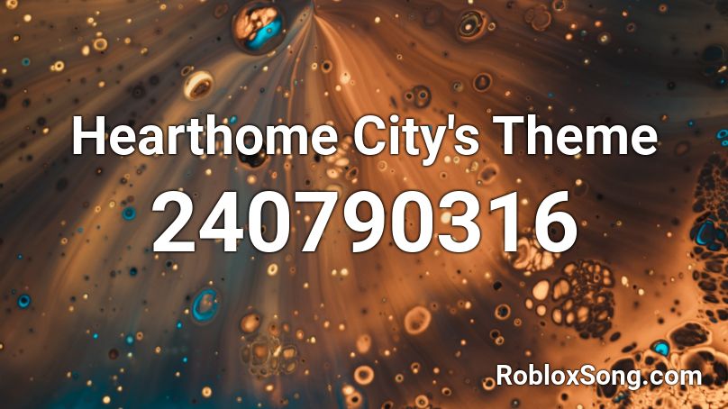 Hearthome City's Theme Roblox ID