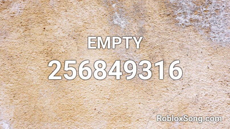 EMPTY Roblox ID
