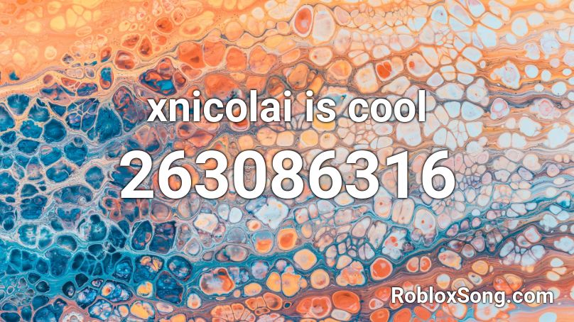 xnicolai is cool Roblox ID