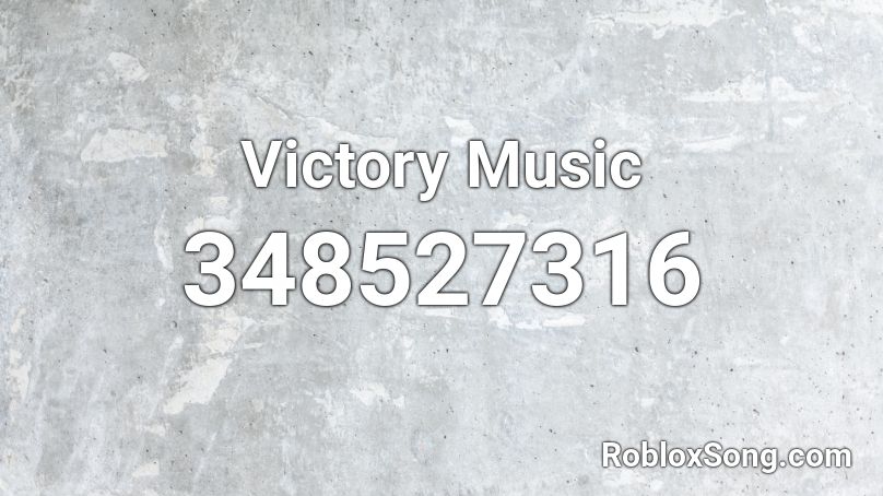 Victory Music Roblox ID