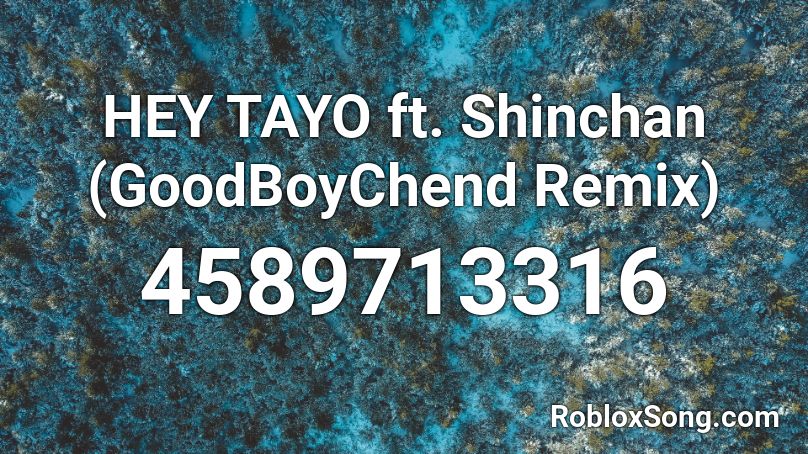HEY TAYO ft. Shinchan (GoodBoyChend Remix) Roblox ID